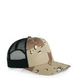 Mesh Contrast Camo Cap