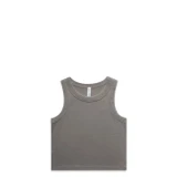 Women's Faded Organic Rib Crop Tank