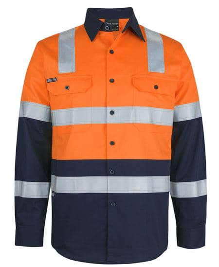 Hi Vis (D+N) L/S 150G Level 3 Work Shirt