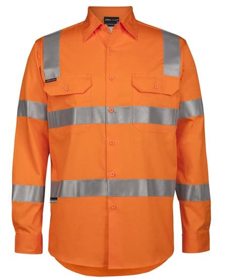 Hi Vis (D+N) L/S 150g AUST. Rail Work Shirt