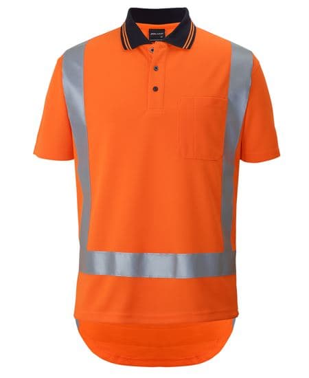Hi Vis (D+N) S/S Non Cuff TTMC-W17 Traditional Polo