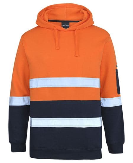Hi Vis (D+N) 310 Cotton Pull Over Hoodie