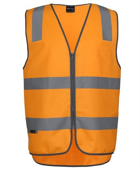 Aust. Rail (D+N) Zip Safety Vest