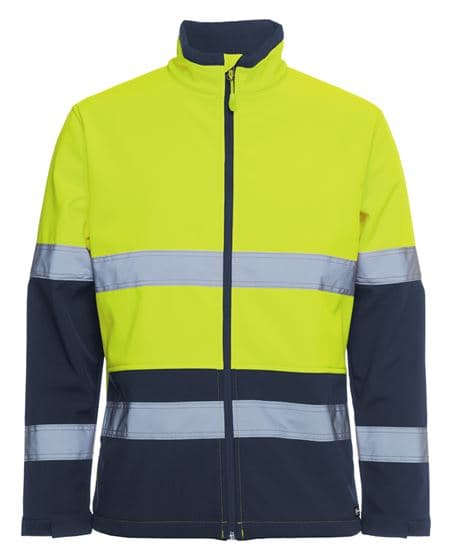Hi Vis (D+N) Three Layer Softshell Jacket
