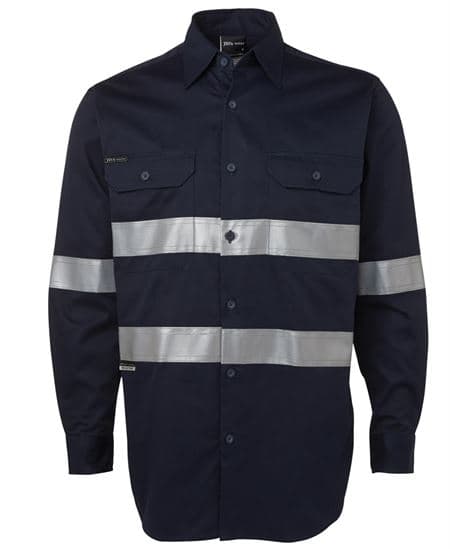 L/S 190G Work Shirt With Reflective Tape