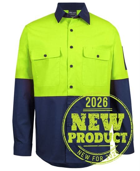 Hi VIs Class F Ripstop L/S Work Shirt