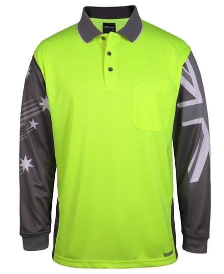 Hi Vis L/S Southern Cross Polo