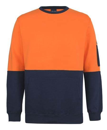 Hi Vis 310 Cotton Crew Neck Fleece