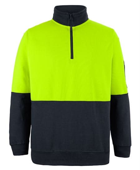 Hi Vis 1/2 Zip Fleecy