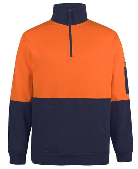 Hi Vis 310 Cotton 1/2 Zip Fleece