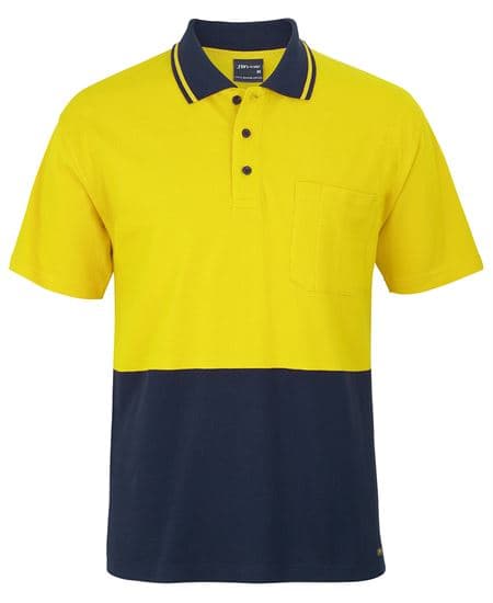Hi Vis S/S Cotton Pique Trad Polo