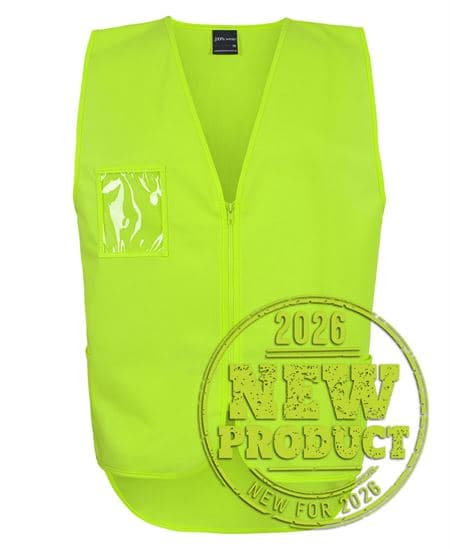 Hi Vis Zip Drop Tail Safety Vest
